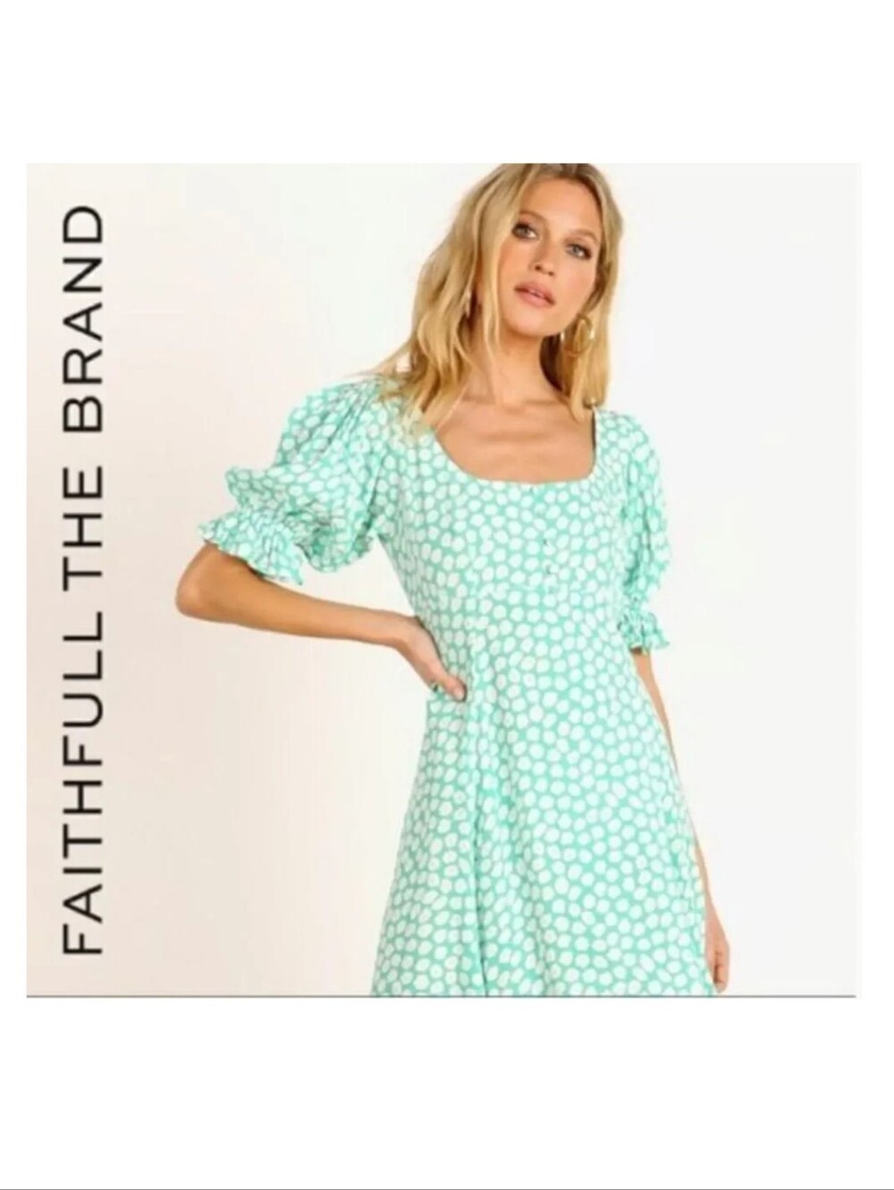 Faithfull The Brand Dress/Bette in green floral